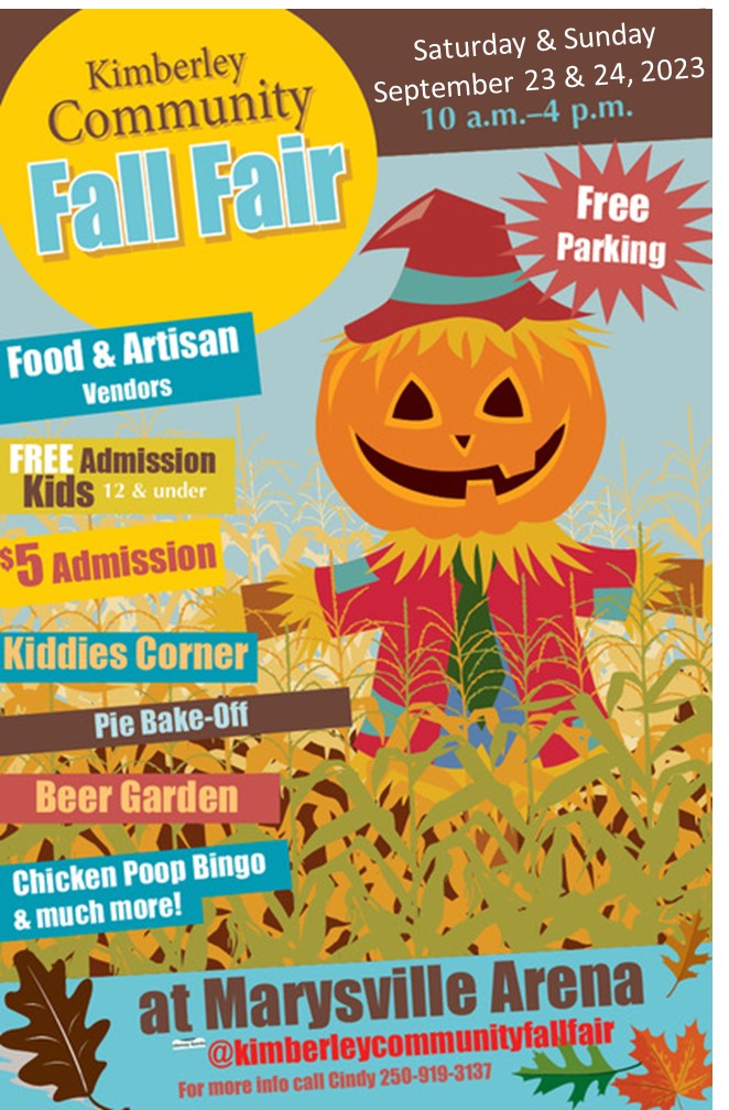 Kimberley Community Fall Fair set to return in September Wild 104.7